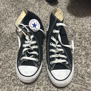 Converse Black and White High-Tops